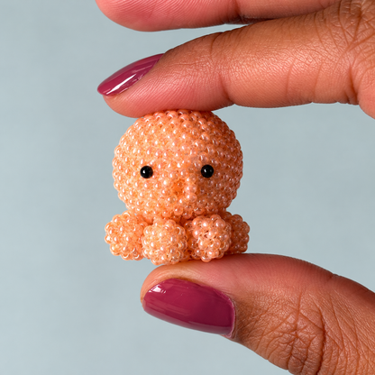 🐙 3D Beaded Octopus PDF Pattern